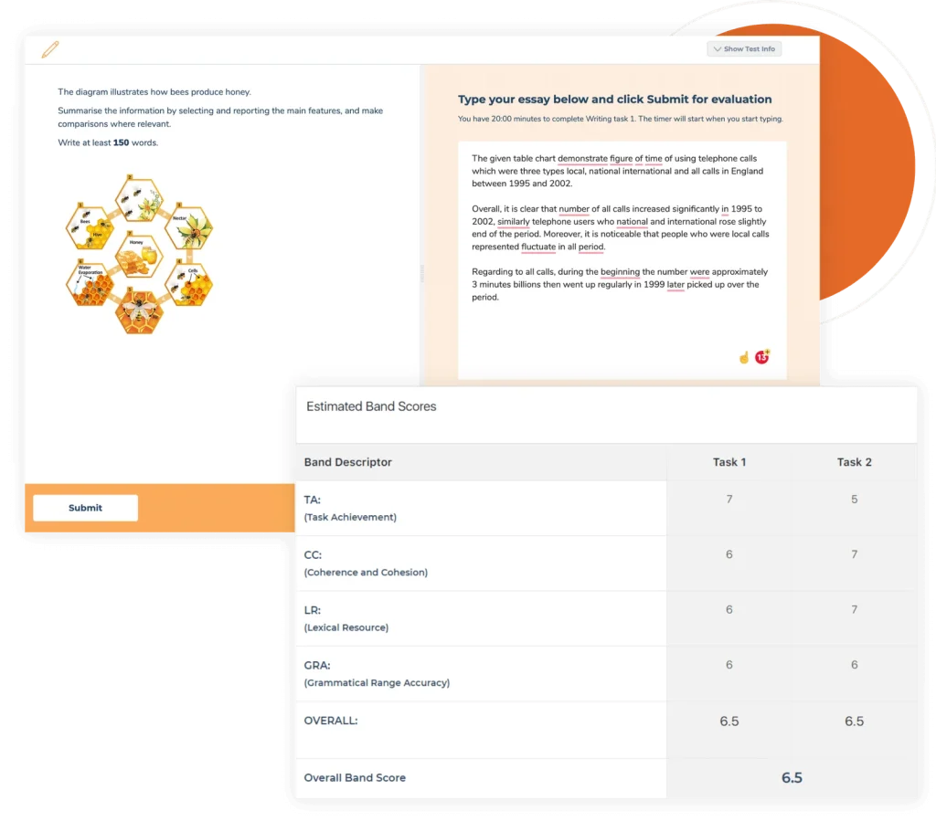 IELTS Writing Mock Test Simulator